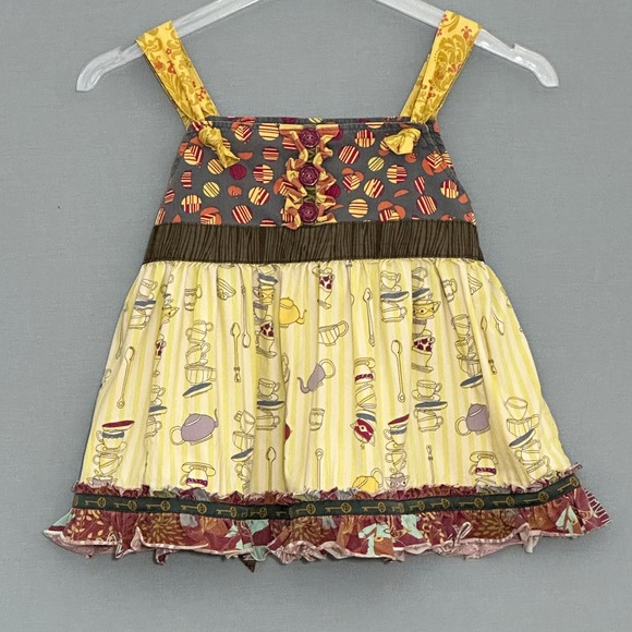 Matilda Jane Other - Matilda Jane Character Counts Girls Dress Size 6 Teacup Print A line Sundress